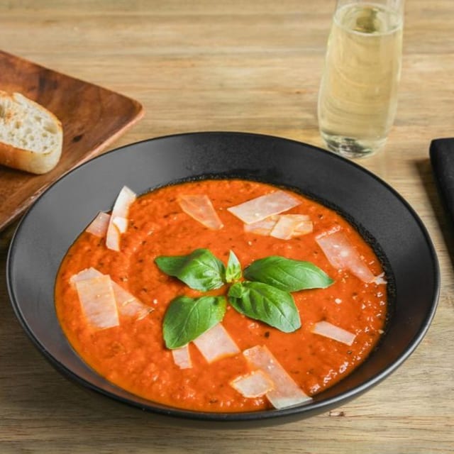 Fresh Tomato Basil Soup.
